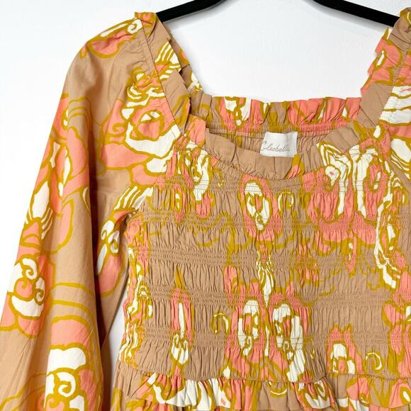 Cleobella Journee Mini Dress in Floral Abstract Rose Print Size XS - Picture 3 of 12